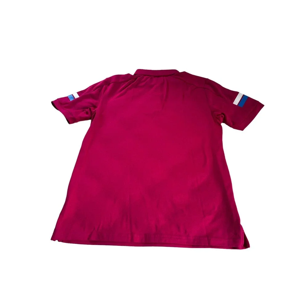 Callaway Polo Shirt Mens Golf Short Sleeve Opti Dri Red LARGE - Picture 2 of 5